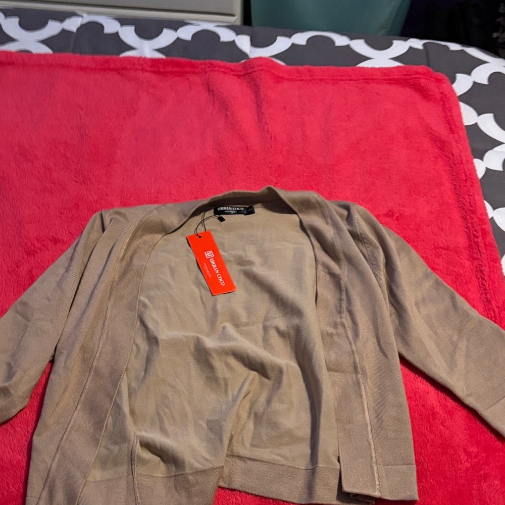 Elegant Tan Women's Blazer